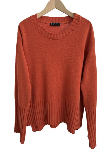 Zuckerwatte Rundhalspullover schöne Rippstrickdetails, aus wertiger günstig online kaufen