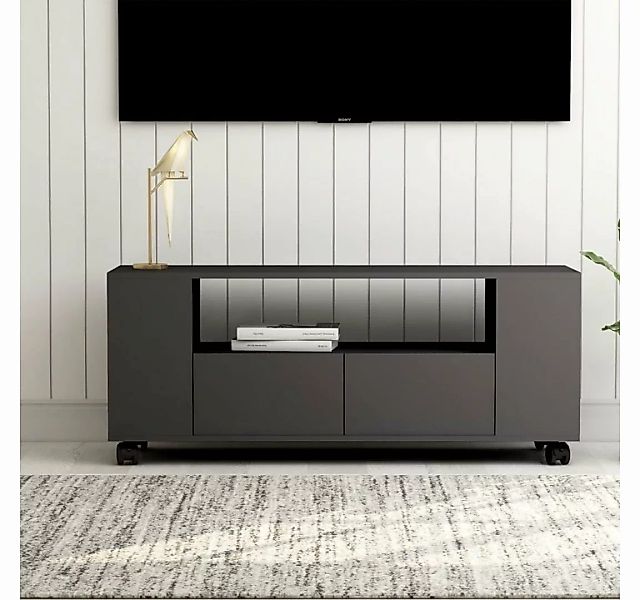 furnicato TV-Schrank Grau 120x35x48 cm Holzwerkstoff günstig online kaufen