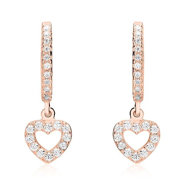 JEWLIX Paar Creolen Rosévergoldete 925er Silber günstig online kaufen