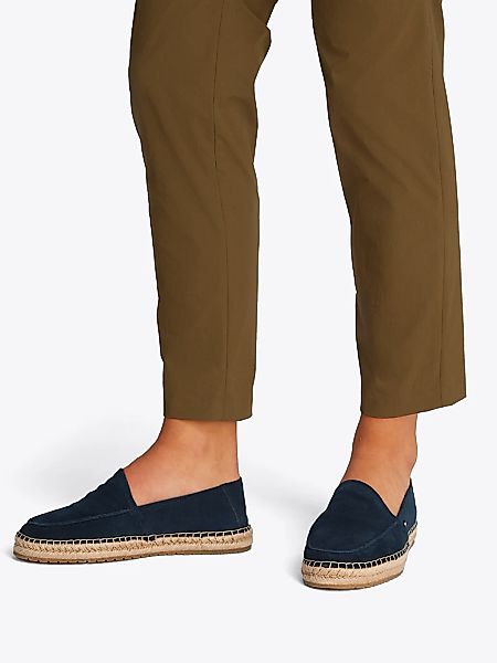 Tommy Hilfiger HILFIGER FLEX ESPA SUEDE LOAFER Espadrille, Sommerschuh, Sch günstig online kaufen
