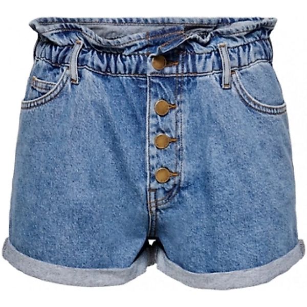 Only  Shorts Shorts Cuba Paperbag - Medium Blue Denim günstig online kaufen