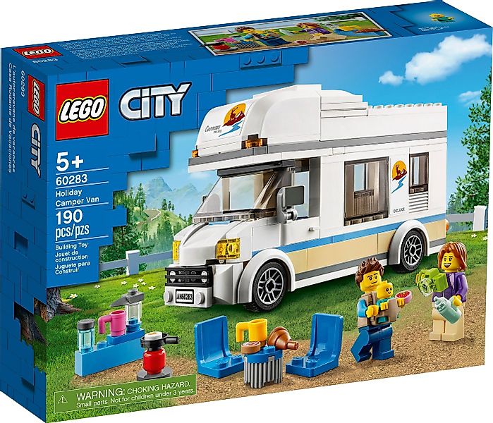 LEGO® LEGO® City 60283 Ferien-Wohnmobil Konstruktionsspielsteine, (190 St) günstig online kaufen