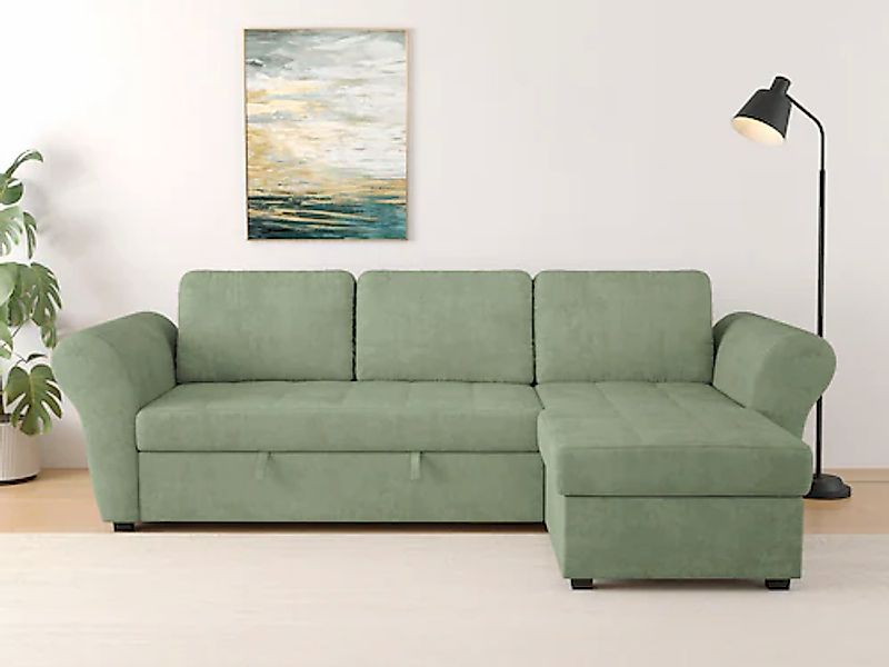 Trends by HG Ecksofa »LASSE, L-Form«, (2 St.), inkl. Schlaffunktion & Bettk günstig online kaufen