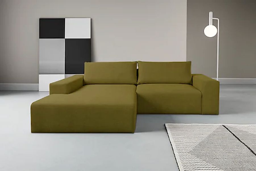 WERK2 Ecksofa »Rio, elegant & bequem, Breite 262 cm, L-Form« Puristisches D günstig online kaufen