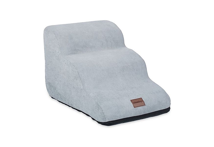 relaxdays Haustiertreppe mit 3 Stufe (1-St), grau günstig online kaufen