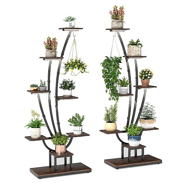 COSTWAY Blumenständer (2 St), Pflanzenständer mit günstig online kaufen