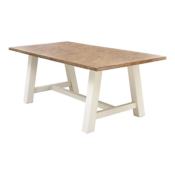 riess-ambiente Esstisch HAMPTONS 200cm hellbraun/creme - günstig online kaufen