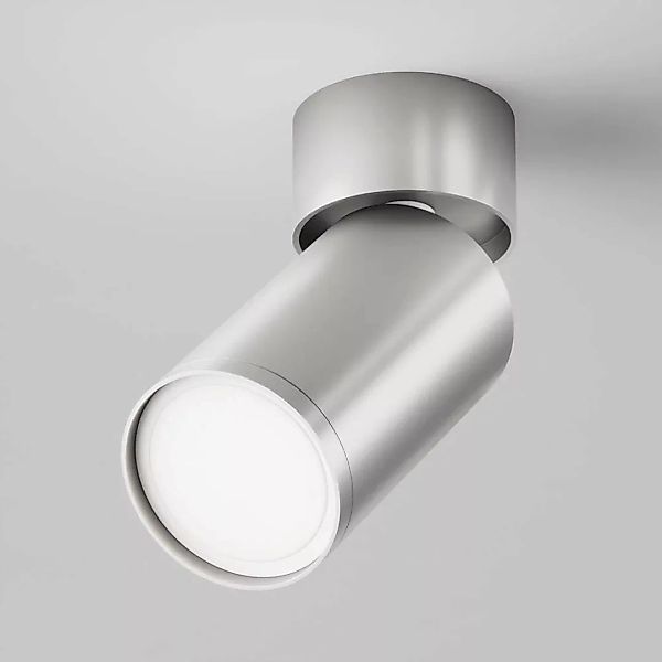 Deckeneinbaustrahler Focus in Silber-matt GU10 128mm günstig online kaufen