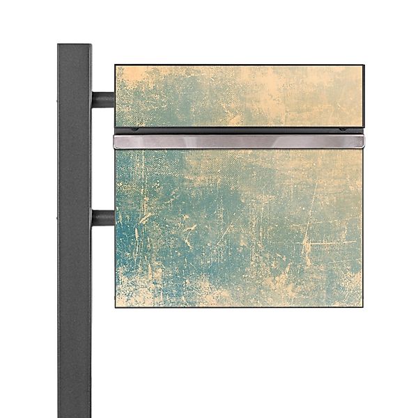 Banjado Standbriefkasten Anthrazit 45x120x16.5cm Groß Inkl. Montagematerial günstig online kaufen