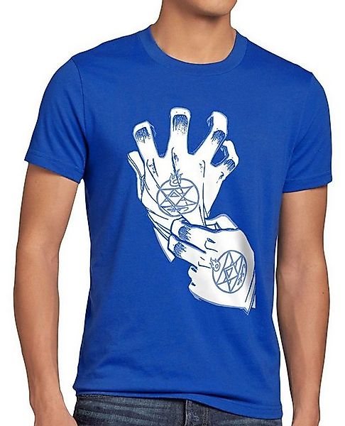 Print-Shirt Herren T-Shirt Roy Mustang alchemist handschuh full metal anime günstig online kaufen