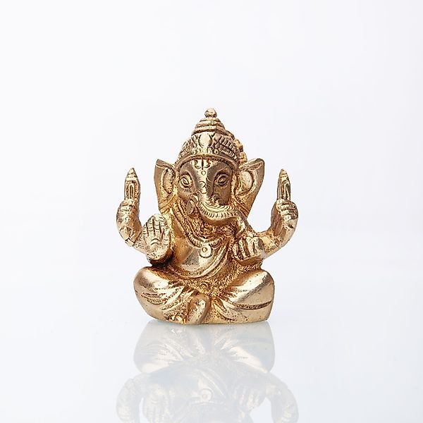 bodhi Dekofigur Ganesha Statue, Messing ca. günstig online kaufen