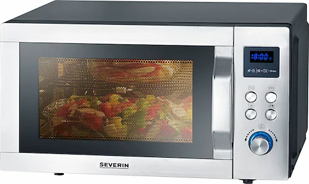 Severin Mikrowelle »MW 7777« Grill   Heißluft   Mikrowelle 900 W mit 8 Auto günstig online kaufen