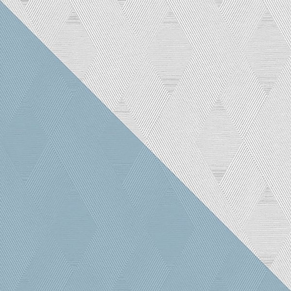 PROFHOME 956851-GU Grafik Tapete Rauten Muster Matt Weiß 0,53 m x 10,05 m 5 günstig online kaufen