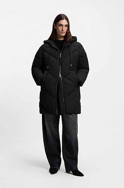 BOSS ORANGE Steppmantel Piapolly Premium Damenmode mit Kapuze, Chevron-Step günstig online kaufen