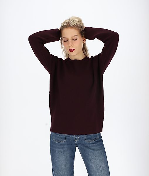 halsüberkopf Accessoires Strickpullover Feinstrick mit Rundhals günstig online kaufen