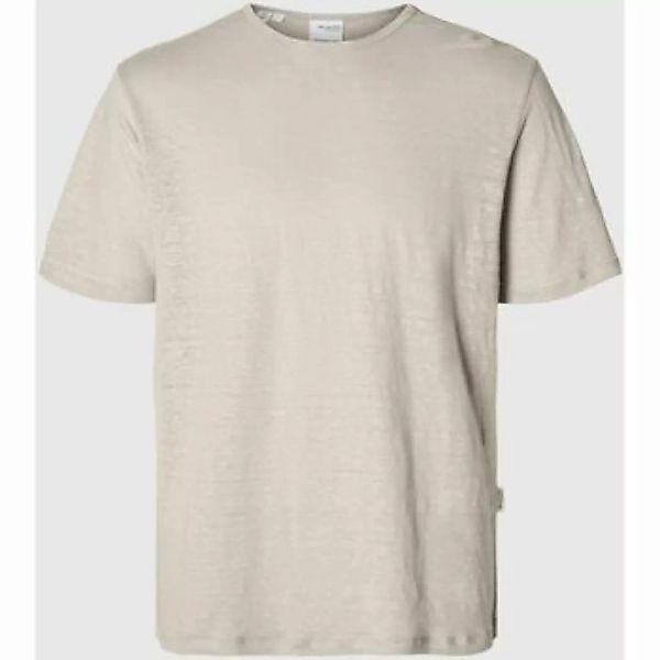 Selected  T-Shirts & Poloshirts 16089504 BETH LINEN SS-OATMEL günstig online kaufen