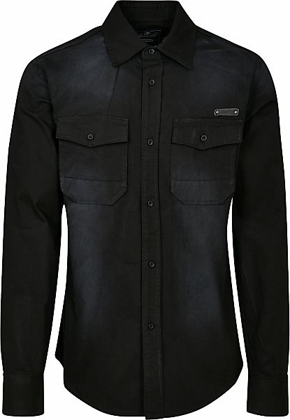 Brandit Langarmhemd "Brandit Herren Hardee Denim Shirt" 1 Stk. günstig online kaufen
