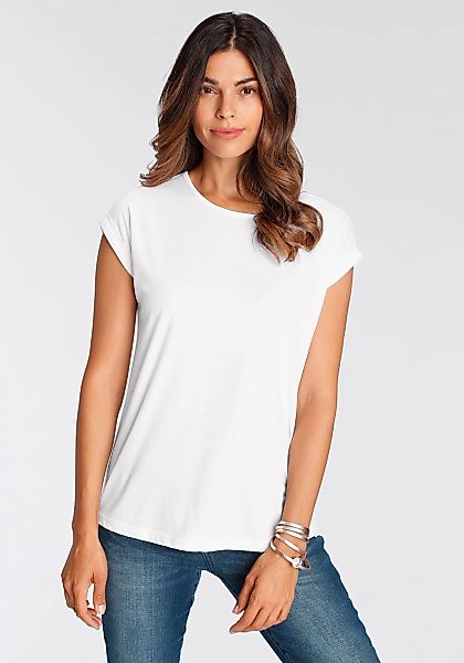 Boysen's T-Shirt (Packung) figurumspielende Passform, Rundhalsausschnitt günstig online kaufen