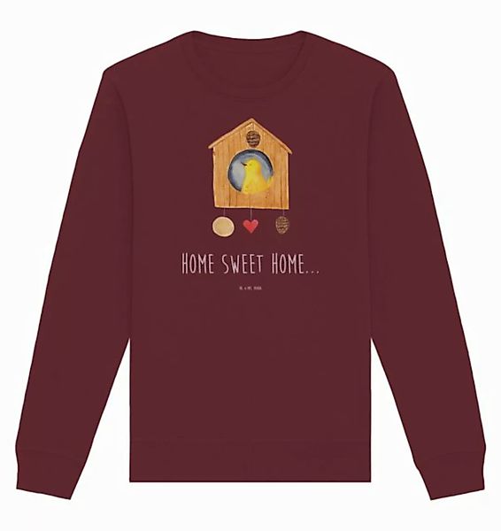 Mr. & Mrs. Panda Longpullover Größe L Vogelhaus Home - Burgundy - Geschenk, günstig online kaufen