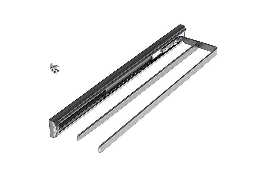 Kesseböhmer Handtuchhalter Teleskop-Handtuchauszug Handtuchstange anthrazit günstig online kaufen