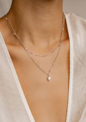 Hey Happiness Perlenketten-Set Damen 2-tlg., Schmuckset, günstig online kaufen