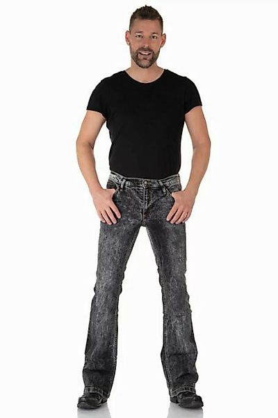 Comycom Bootcut-Jeans Herren CUT BLACK J. günstig online kaufen