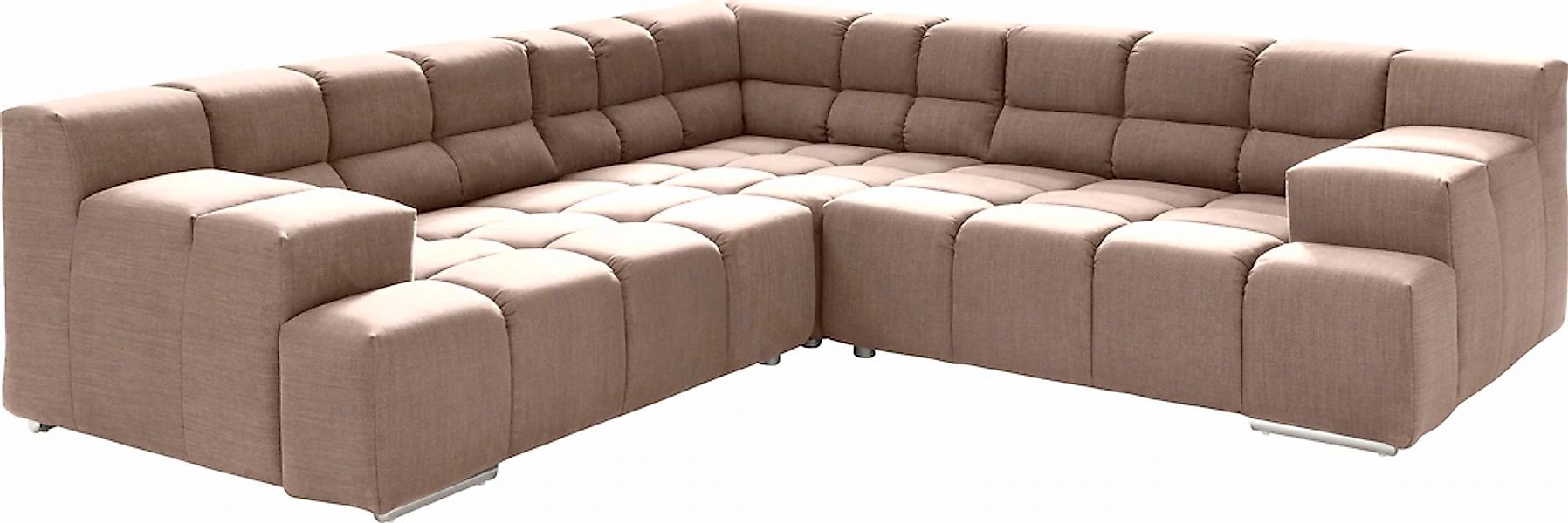 designwerk Ecksofa "Temple L-Form, tolles Designsofa", mit Sitztiefenverste günstig online kaufen