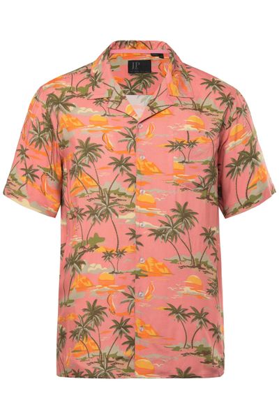 JP1880 Kurzarmhemd JP1880 Viskose-Hemd Halbarm Cuba-Kragen günstig online kaufen