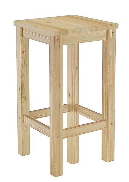 ERST-HOLZ Arbeitshocker Barhocker Kiefer Massivholz Tresenhocker günstig online kaufen