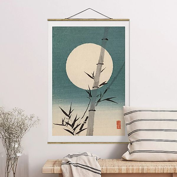 home24 Stoffbild Japanischer Bambus & Mond günstig online kaufen