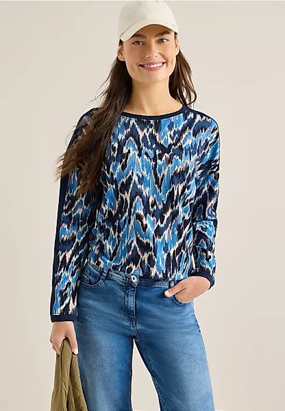 Gemustertes Shirt mit Tape günstig online kaufen