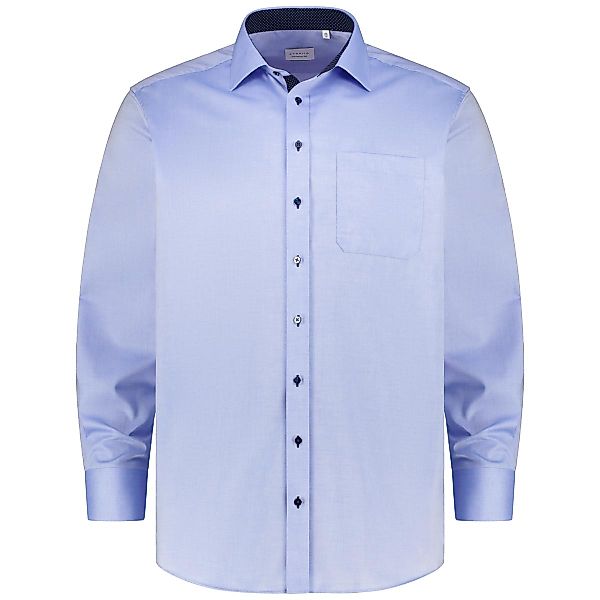 ETERNA Businesshemd mit Kontrastdetails, bügelfrei, langarm Farbe mittelbla günstig online kaufen