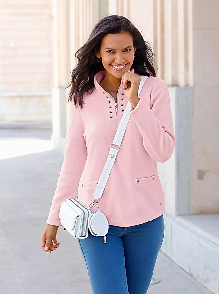 Casual Looks Fleeceshirt "Fleece-Shirt", (1 tlg.) günstig online kaufen