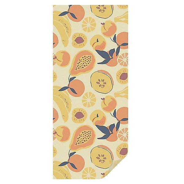 Tulup Buntglasfolie Saftige Früchte Buntglas Fensterfolie 50x116 cm Gelb Si günstig online kaufen