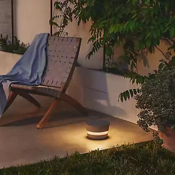 Vibia Dots Outdoor Bodenleuchte LED, grün - 15 cm - 360° - schaltbar günstig online kaufen