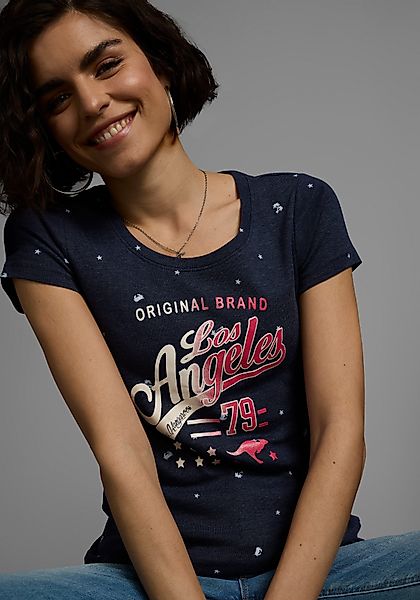 KangaROOS T-Shirt Kurzarm, figurbetonte Passform, aus günstig online kaufen