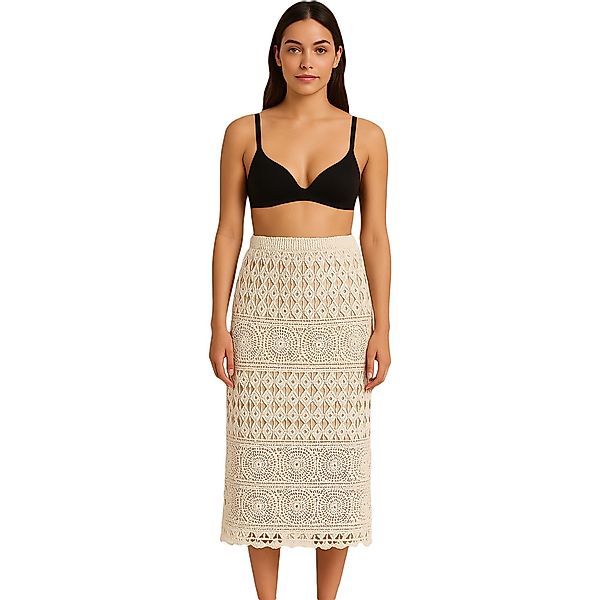 TEXEMP Sommerrock Damen Rock Maxi Lang günstig online kaufen