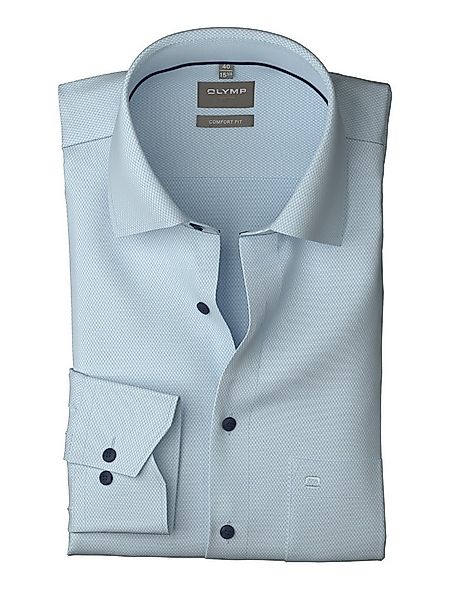 OLYMP Langarmhemd Luxor Businesshemd, comfort fit, Minimalprint, New-Kentkr günstig online kaufen