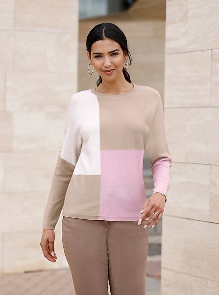 Classic Basics Rundhalspullover "Langarm-Pullover" günstig online kaufen