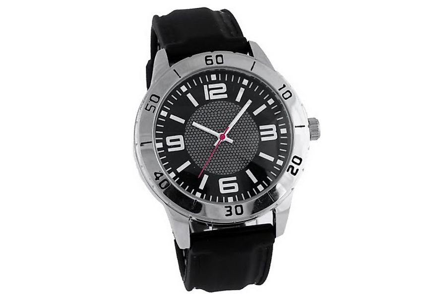 Miraval Quarzuhr Miraval Herren-Sportarmbanduhr Schwarz, Sportliches Siliko günstig online kaufen