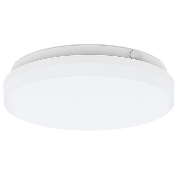 DOTLUX LED-Deckenlampe SURFACE, Ø 40 cm, weiß, PC, CCT, IP54 günstig online kaufen