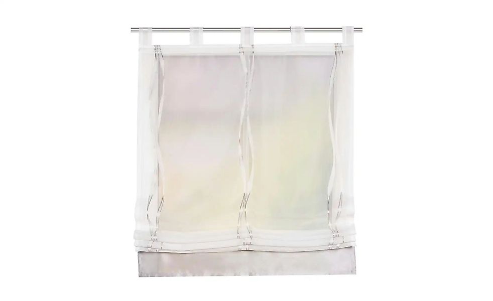 HOME Wohnideen Raffrollo   ¦ silber ¦ Maße (cm): B: 100 H: 150 Gardinen & R günstig online kaufen