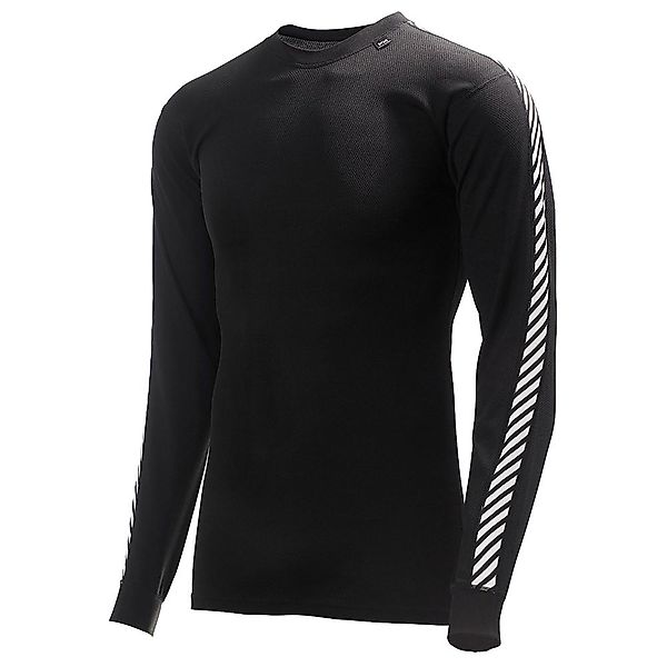 Helly Hansen Dry Stripe Crew Langarm-funktionsunterhemd S Black günstig online kaufen