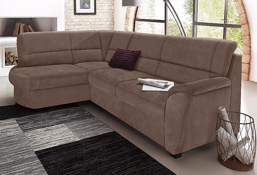 sit&more Ecksofa "Pandora L-Form", wahlweise mit Bettfunktion und Bettkaste günstig online kaufen