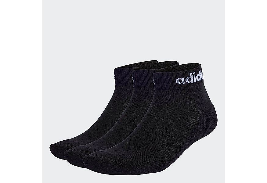adidas Performance Funktionssocken LINEAR CUSHIONED ANKLE SOCKEN, 3 PAAR (3 günstig online kaufen