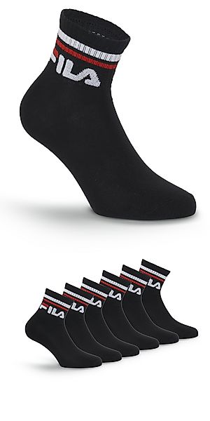 Fila Kurzsocken "UNISEX QUARTER PLAIN SOCKS", (6 Paar), mit Logo-Schriftzug günstig online kaufen