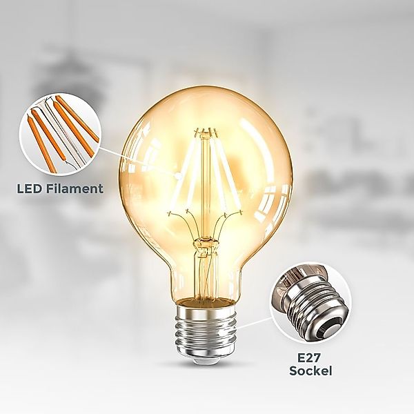 B.K.Licht LED-Leuchtmittel BKL1401, E27, 2700K - günstig online kaufen