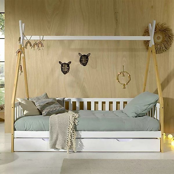 Kinderzimmer Kojenbett Zeltform 185 cm hoch günstig online kaufen