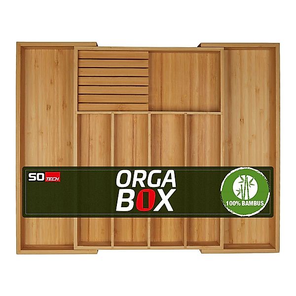 SO-TECH® Besteckeinsatz ORGA-BOX® III Universal Bambus günstig online kaufen