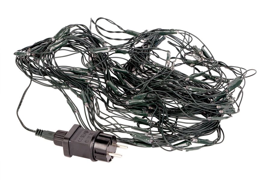 ECD Germany LED-Lichternetz Lichtervorhang Lichterkette Weihnachtsbeleuchtu günstig online kaufen